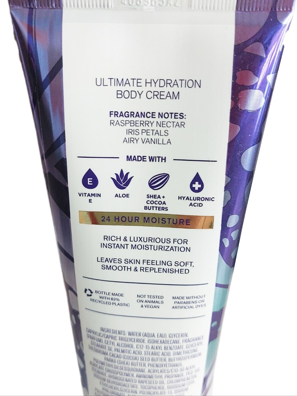 Bath & Body Works Butterfly Hydrating Body Cream - Purple & Teal - Picture 2 of 2